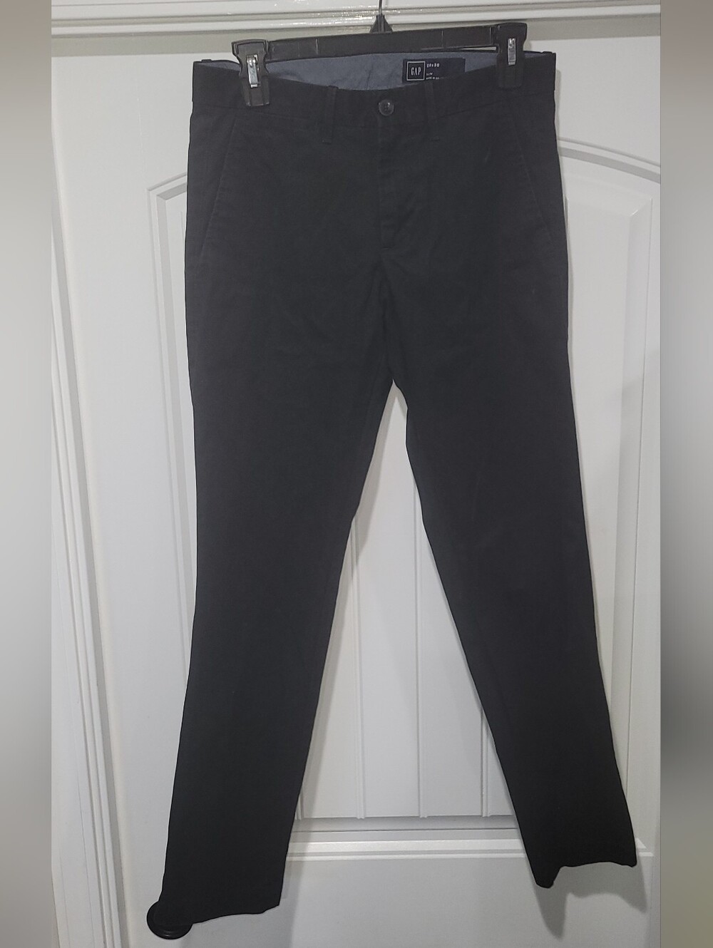 Gap Women's Black 100% Cotton Chino Work Pants Slim Fit